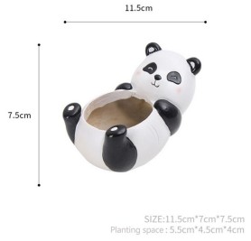 Panda Resin Pot